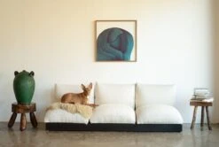 The Wrong Shop Poster Drawing 4, 68 x 68 cm -Décoration D'Intérieur DSC01157 blueA