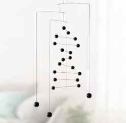 Flensted Mobiles Mobile Counterpoint, Noir -Décoration D'Intérieur FM 154s LS 0004