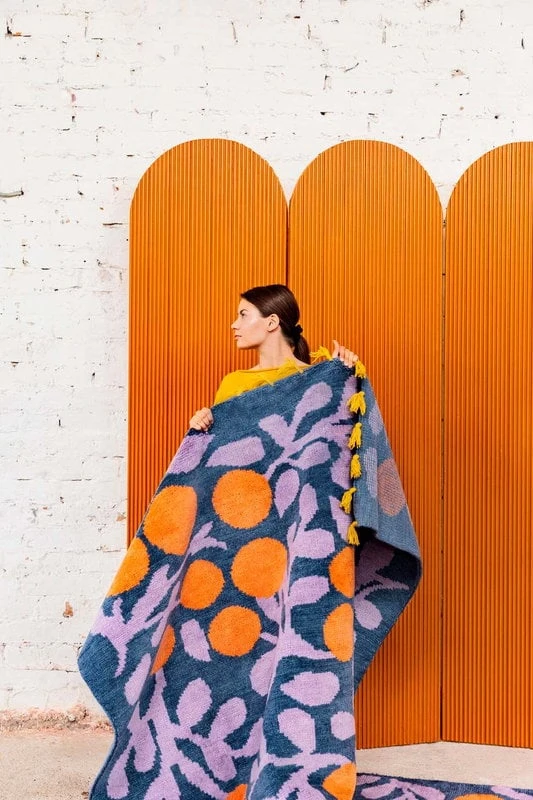 Finarte Tapis Terttu, Bleu 3 Finarte Tapis Terttu, Bleu – Image 3