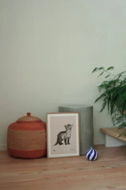 Teemu Järvi Illustrations Cadre 30 X 40 cm, Chêne -Décoration D'Intérieur Fox cub Pink Poster Teemu Jrvi Illustrations Photograph Susanna Vento 3