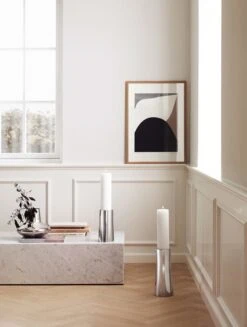 Georg Jensen Vase HK, Acier, Grand Modèle -Décoration D'Intérieur GJ HOME AW18 AMBIENCE