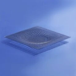 Fundamental Berlin Plateau Gravity, 36 X 36 cm, Acier Inoxydable -Décoration D'Intérieur GRV CP Blue diago