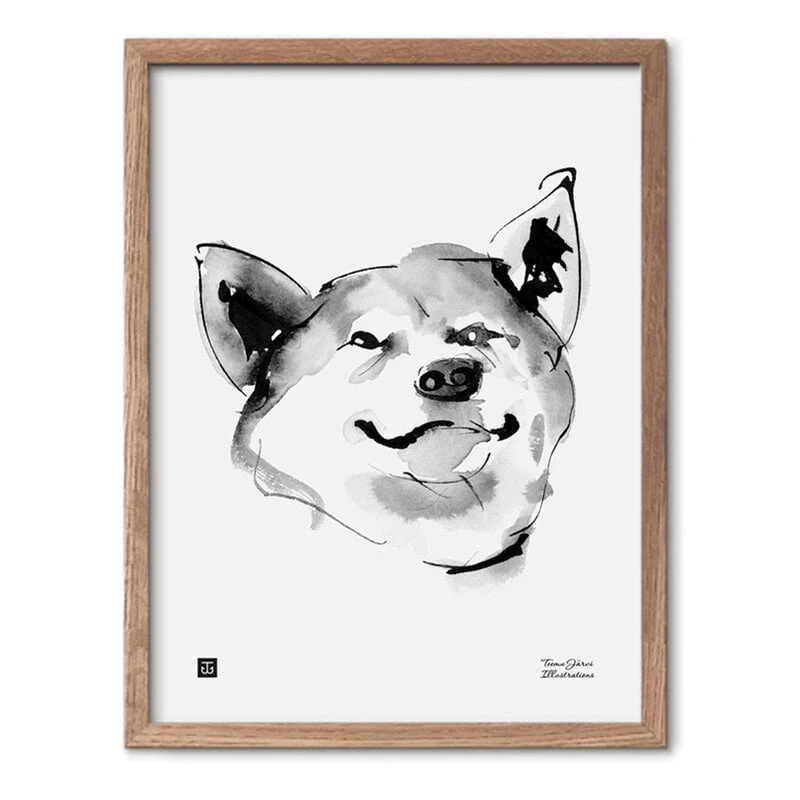 Teemu Järvi Illustrations Affiche Happy, 30 x 40 cm 2 Teemu Järvi Illustrations Affiche Happy, 30 x 40 cm – Image 2