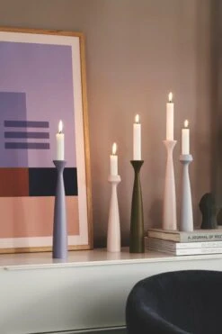 Applicata Bougie Blossom, Lot De 4, Blanc -Décoration D'Intérieur Heg Mller 200826 Applicata Nyheder20082 copy