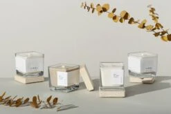 Hetkinen Bougie Carrée En Cire Végétale, Biofilia -Décoration D'Intérieur Hetkinen Mood Veggie candle square horizontal web 1296x