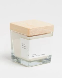 Hetkinen Bougie Carrée En Cire Végétale, Biofilia -Décoration D'Intérieur Hetkinen Veggie candle biofilia square closed