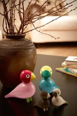 Kay Bojesen Lovebirds 2 pièces, Chêne/chêne Fumé -Décoration D'Intérieur KB 39204