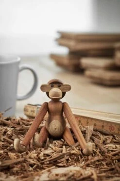 Kay Bojesen Singe En Bois Wooden Monkey, Modèle Mini, Teck -Décoration D'Intérieur KB 39249 12