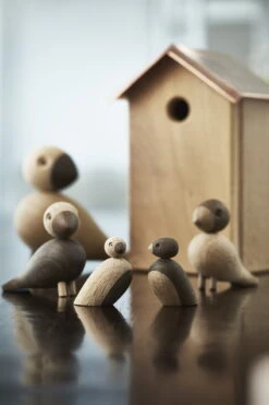 Kay Bojesen Lovebirds 2 pièces, Chêne/chêne Fumé -Décoration D'Intérieur KB 39460 02 pr