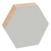 Kotonadesign Tableau Hexagonal, 26 cm, Gris Clair
