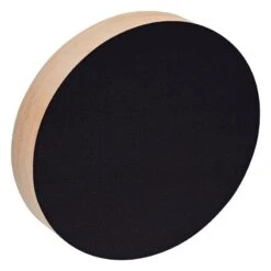 Kotonadesign Tableau Rond, 25 cm, Noir