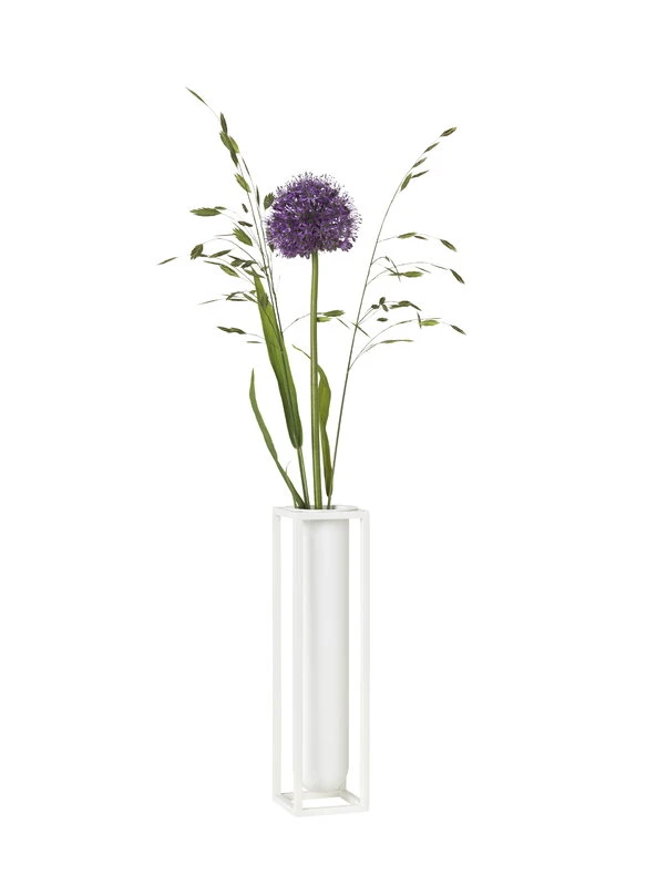 By Lassen Vase Kubus Flora, Blanc 2 By Lassen Vase Kubus Flora, Blanc – Image 2