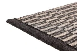 VM Carpet Tapis Duo Latua, Gris - Noir -Décoration D'Intérieur Latua 7779 grey black corner