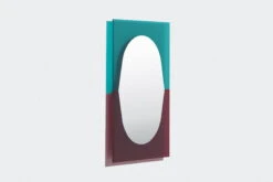 Petite Friture Miroir Wander, 40 x 55 cm, émeraude - Cerise 7 Petite Friture Miroir Wander, 40 x 55 cm, émeraude - Cerise -Décoration D'Intérieur M0890101 WANDER mirror 40x55 emerald cherry 2
