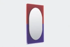 Petite Friture Miroir Wander, 67 x 90 cm, Violet - Rouge Brun -Décoration D'Intérieur M0890203 WANDER mirror 67x90 purple brown red 4
