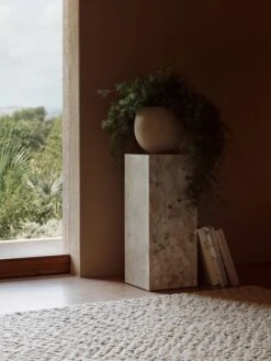 MENU Jardinière Plantas, 32 cm, Ivoire 9 MENU Jardinière Plantas, 32 cm, Ivoire -Décoration D'Intérieur MENU LS Plinth Pedestal Plantas Planter