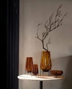 MENU Vase Moyen Échasse, Ambre -Décoration D'Intérieur MENU chasse