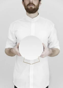 Moebe Miroir Sur Pied 20 cm, Laiton -Décoration D'Intérieur MOEBE MIRROR PP 20 BRASS