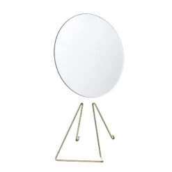 Moebe Miroir Sur Pied 20 cm, Laiton -Décoration D'Intérieur MOEBE MIRROR WB 20 BRASS 02