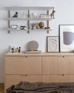 Fritz Hansen Miroir De Table KN Slide, Frêne - Béton Gris -Décoration D'Intérieur Midsummer Bedroom 3