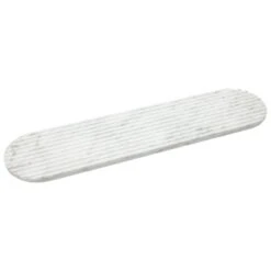 Northern Planche De Service Podium, 65 cm, Marbre Blanc Mélangé