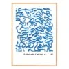 Paper Collective Affiche Comfort - Blue