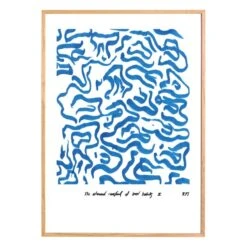 Paper Collective Affiche Comfort - Blue