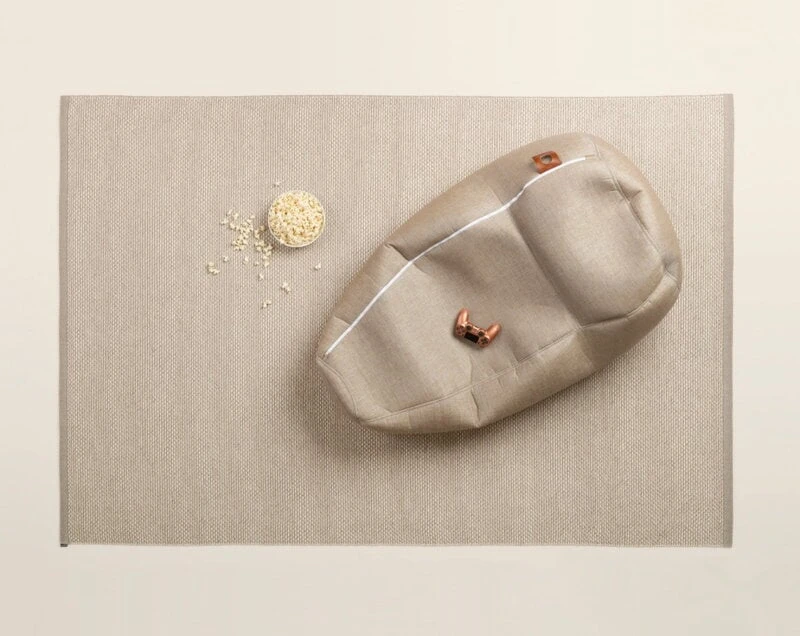 Pappelina Tapis Effi 85 x 160 cm, Mud - beige - vanille 3 Pappelina Tapis Effi 85 x 160 cm, Mud - beige - vanille – Image 3