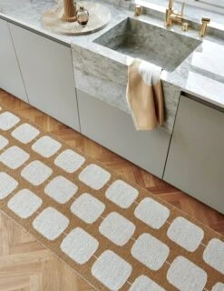 Pappelina Tapis Sten 70 x 200 cm, Ocre - vanille -Décoration D'Intérieur Pappelina sten ochre 2 1