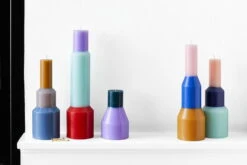 HAY Bougie Pillar, Modèle XL, Rouge -Décoration D'Intérieur Pillar Candle family 03