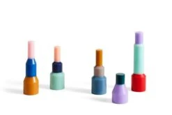 HAY Bougie Pillar, Modèle XL, Rouge -Décoration D'Intérieur Pillar Candle family 04 1