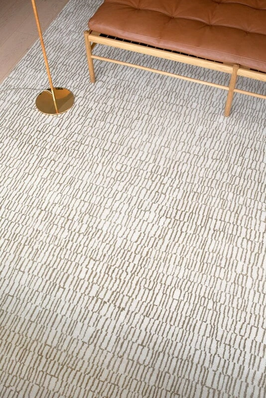 Roots Living Tapis Ketju, Blanc - grain 2 Roots Living Tapis Ketju, Blanc - grain – Image 2