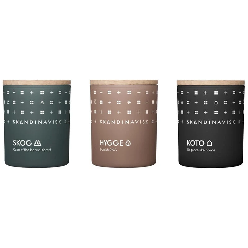 Skandinavisk Bougies Parfumées, Lot De 3 pièces, HIBERNATE 1 Skandinavisk Bougies Parfumées, Lot De 3 pièces, HIBERNATE