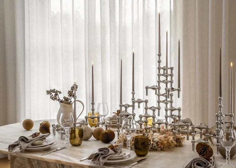 STOFF Copenhagen Bougeoir STOFF Nagel, Chromé 6 STOFF Copenhagen Bougeoir STOFF Nagel, Chromé – Image 6