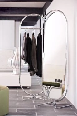 Verpan Miroir System 1-2-3, Chromé -Décoration D'Intérieur System 1 2 3 Mirror Rack