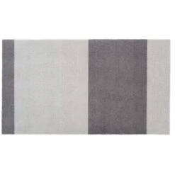 Tica Copenhagen Paillasson Stripes Horizontal, 90 x 130 cm, Gris