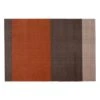 Tica Copenhagen Paillasson Stripes Horizontal, 60 x 90 cm, Marron - terracotta