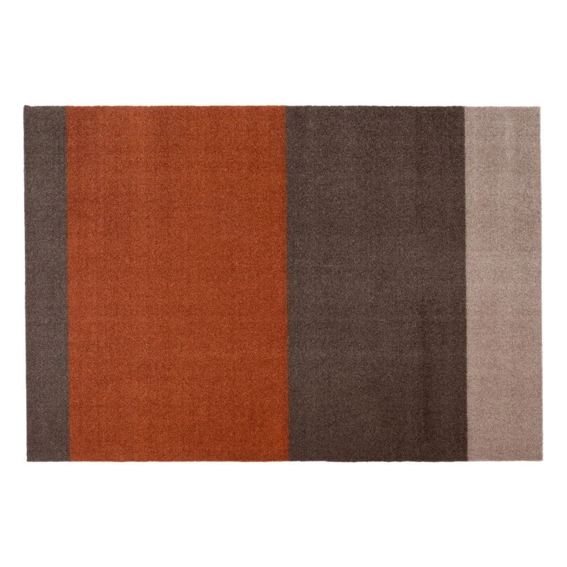 Tica Copenhagen Paillasson Stripes Horizontal, 60 x 90 cm, Marron - terracotta 1 Tica Copenhagen Paillasson Stripes Horizontal, 60 x 90 cm, Marron - terracotta
