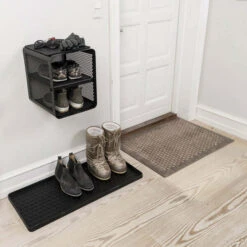 Tica Copenhagen Support à Chaussures Lines, L, Noir 10 Tica Copenhagen Support à Chaussures Lines, L, Noir -Décoration D'Intérieur TICA HALLWAY LARGE TRAY 600x