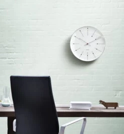 Arne Jacobsen Horloge Murale AJ Bankers 29 cm, Blanc -Décoration D'Intérieur TP 43640 1