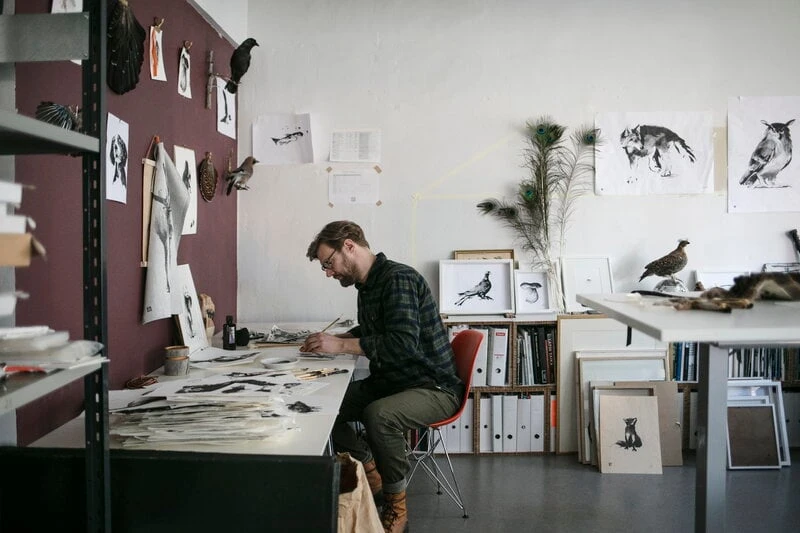 Teemu Järvi Illustrations Affiche Raven, 50 X 70 cm 3 Teemu Järvi Illustrations Affiche Raven, 50 X 70 cm – Image 3