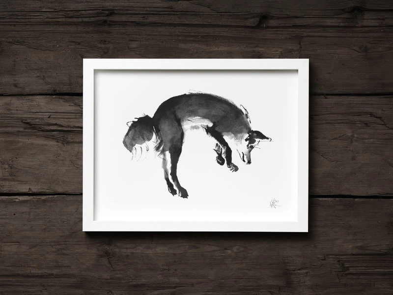 Teemu Järvi Illustrations Affiche Leaping Fox, 40 X 30 cm 5 Teemu Järvi Illustrations Affiche Leaping Fox, 40 X 30 cm – Image 5