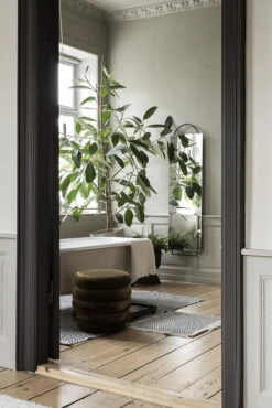 Ferm LIVING Tapis Way, 50 x 70, Blanc Cassé - bleu Foncé -Décoration D'Intérieur The Home 3days 20198528