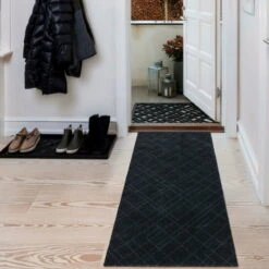 Tica Copenhagen Support à Chaussures Lines, L, Noir 11 Tica Copenhagen Support à Chaussures Lines, L, Noir -Décoration D'Intérieur Tica Tray large lines miljo