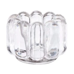 Tom Dixon Porte-bougie Vertical Press, Transparent