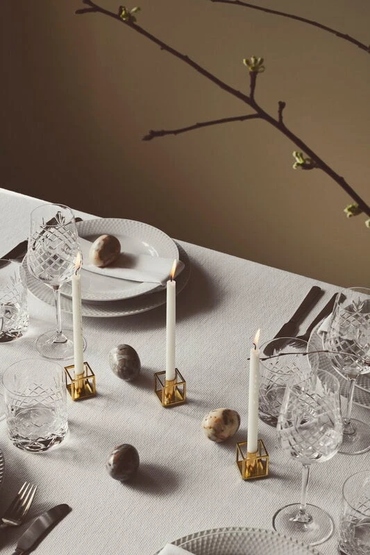 By Lassen Bougeoir Kubus Micro, Lot De 2, Plaqué Or 5 By Lassen Bougeoir Kubus Micro, Lot De 2, Plaqué Or – Image 5