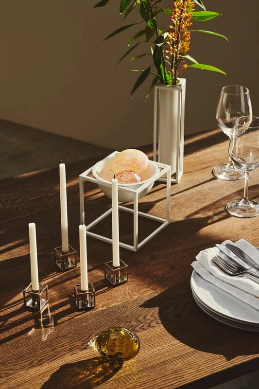 By Lassen Bougeoir Kubus Micro, Lot De 2, Nickel 3 By Lassen Bougeoir Kubus Micro, Lot De 2, Nickel – Image 3