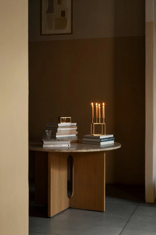 By Lassen Bougeoir Kubus 4, Plaqué Or 3 By Lassen Bougeoir Kubus 4, Plaqué Or – Image 3