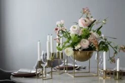 By Lassen Bougeoir Kubus 1, Plaqué Or -Décoration D'Intérieur byLassen wedding kubus bowl large 300role