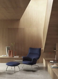 Muuto Vase Ridge, Grand Modèle, Terracotta -Décoration D'Intérieur doze lounge chair ottoman balder 782 chrome leaf lamp ridge vase muuto org